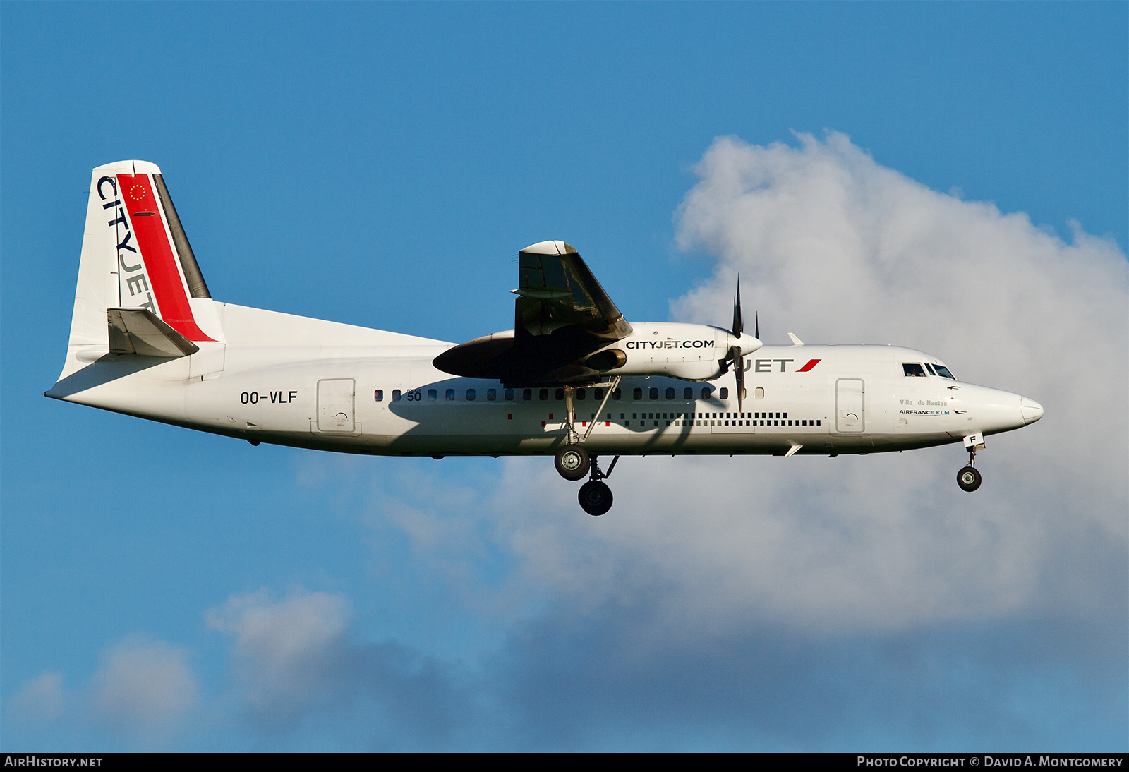 Aircraft Photo of OO-VLF | Fokker 50 | CityJet | AirHistory.net #525529