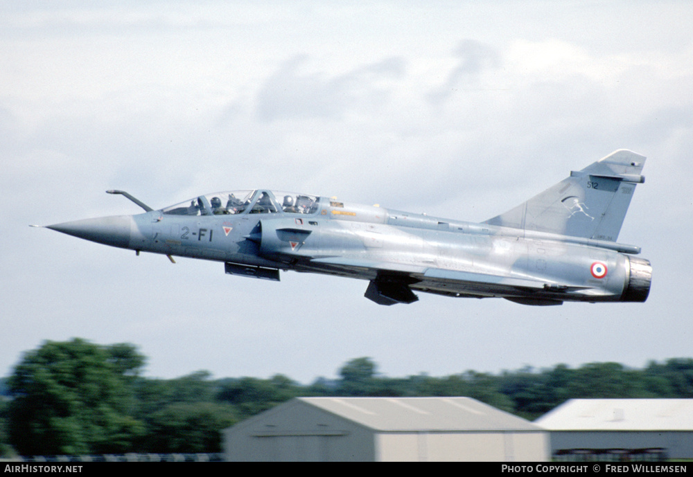 Aircraft Photo of 512 | Dassault Mirage 2000B | France - Air Force | AirHistory.net #525530