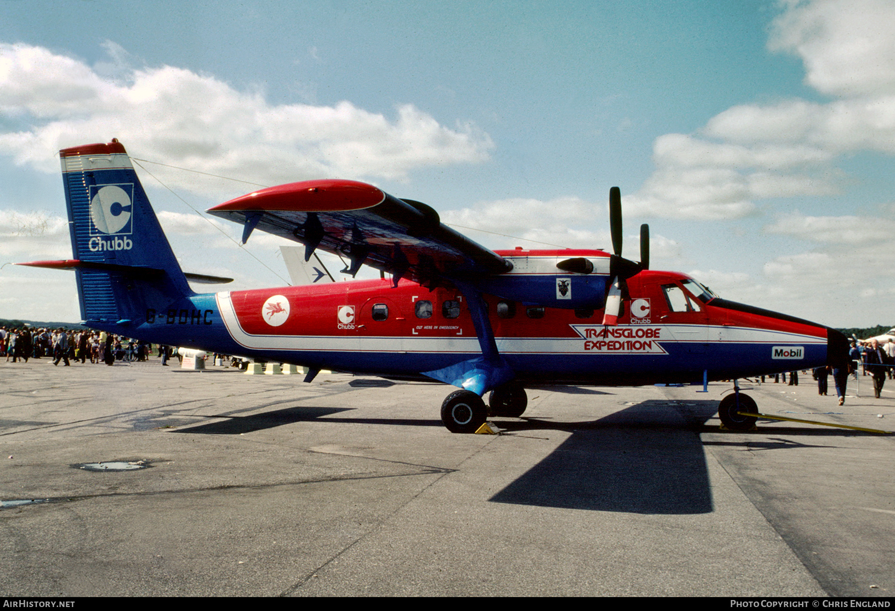 Aircraft Photo of G-BDHC | De Havilland Canada DHC-6-310 Twin Otter | Chubb | AirHistory.net #525542