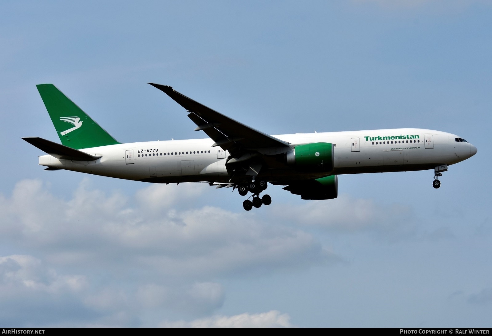 Aircraft Photo of EZ-A778 | Boeing 777-22K/LR | Turkmenistan Airlines | AirHistory.net #525582