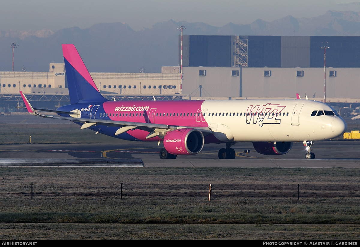 Aircraft Photo of 9H-WAQ | Airbus A321-271NX | Wizz Air | AirHistory.net #525583