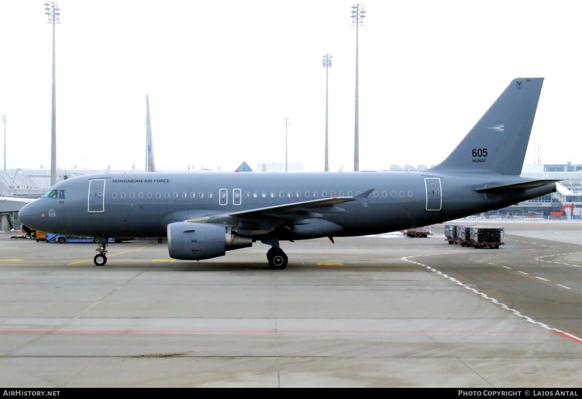 Aircraft Photo of 605 | Airbus A319-112 | Hungary - Air Force | AirHistory.net #525594