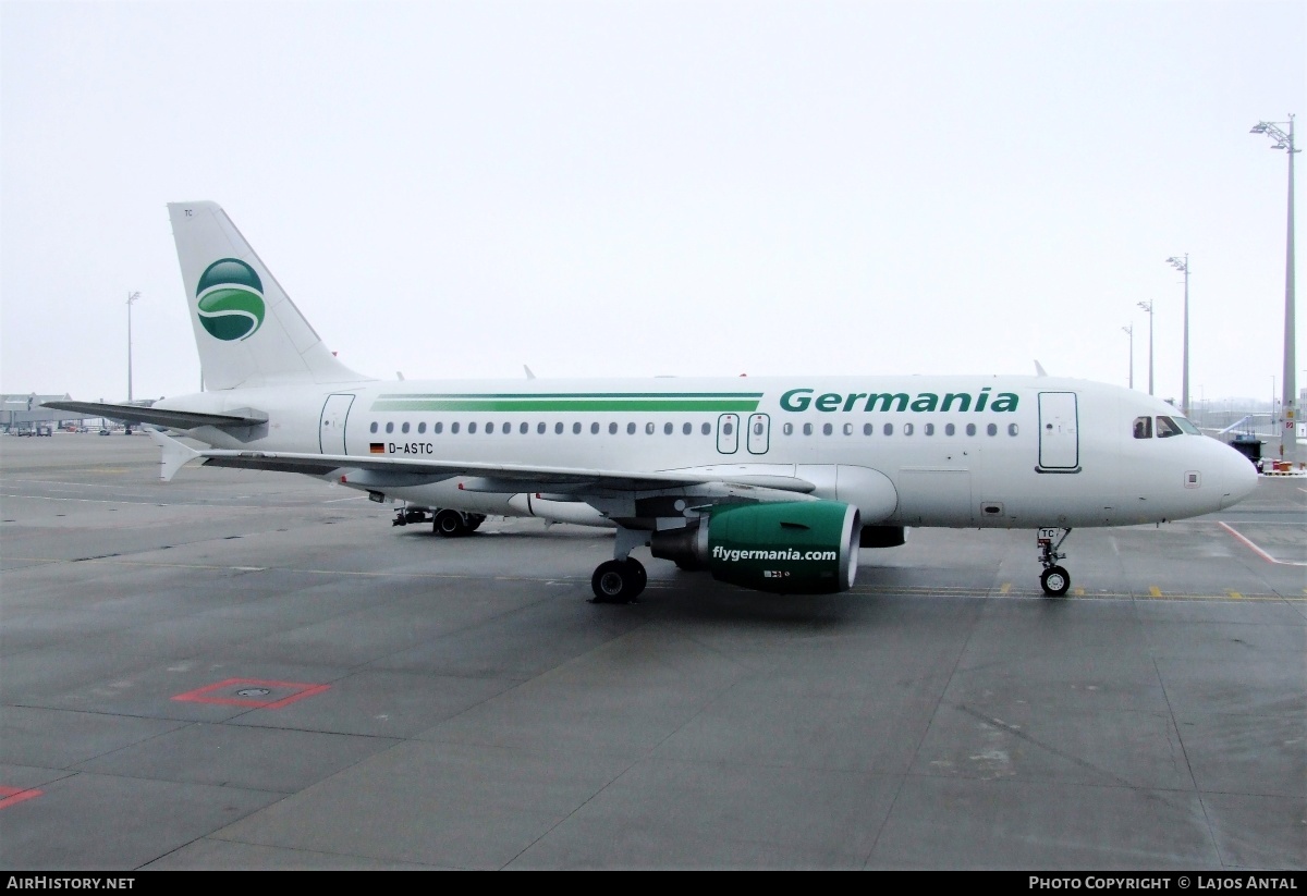 Aircraft Photo of D-ASTC | Airbus A319-112 | Germania | AirHistory.net #525610