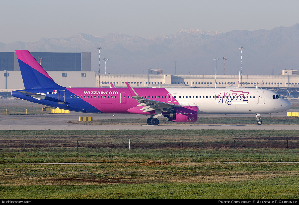 Aircraft Photo of 9H-WBZ | Airbus A321-271NX | Wizz Air | AirHistory.net #525615