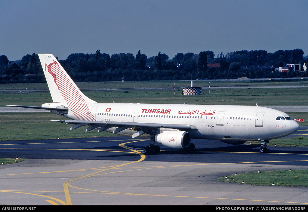 Aircraft Photo of TS-IMA | Airbus A300B4-203 | Tunisair | AirHistory.net #525622
