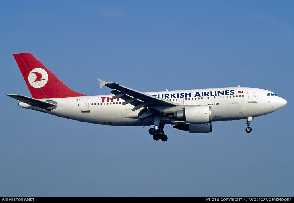 Aircraft Photo of TC-JDC | Airbus A310-304 | THY Türk Hava Yolları - Turkish Airlines | AirHistory.net #525625