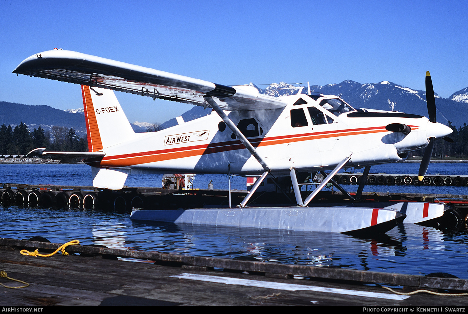 Aircraft Photo of C-FOEX | De Havilland Canada DHC-2 Turbo Beaver Mk3 | AirWest Airlines | AirHistory.net #525627