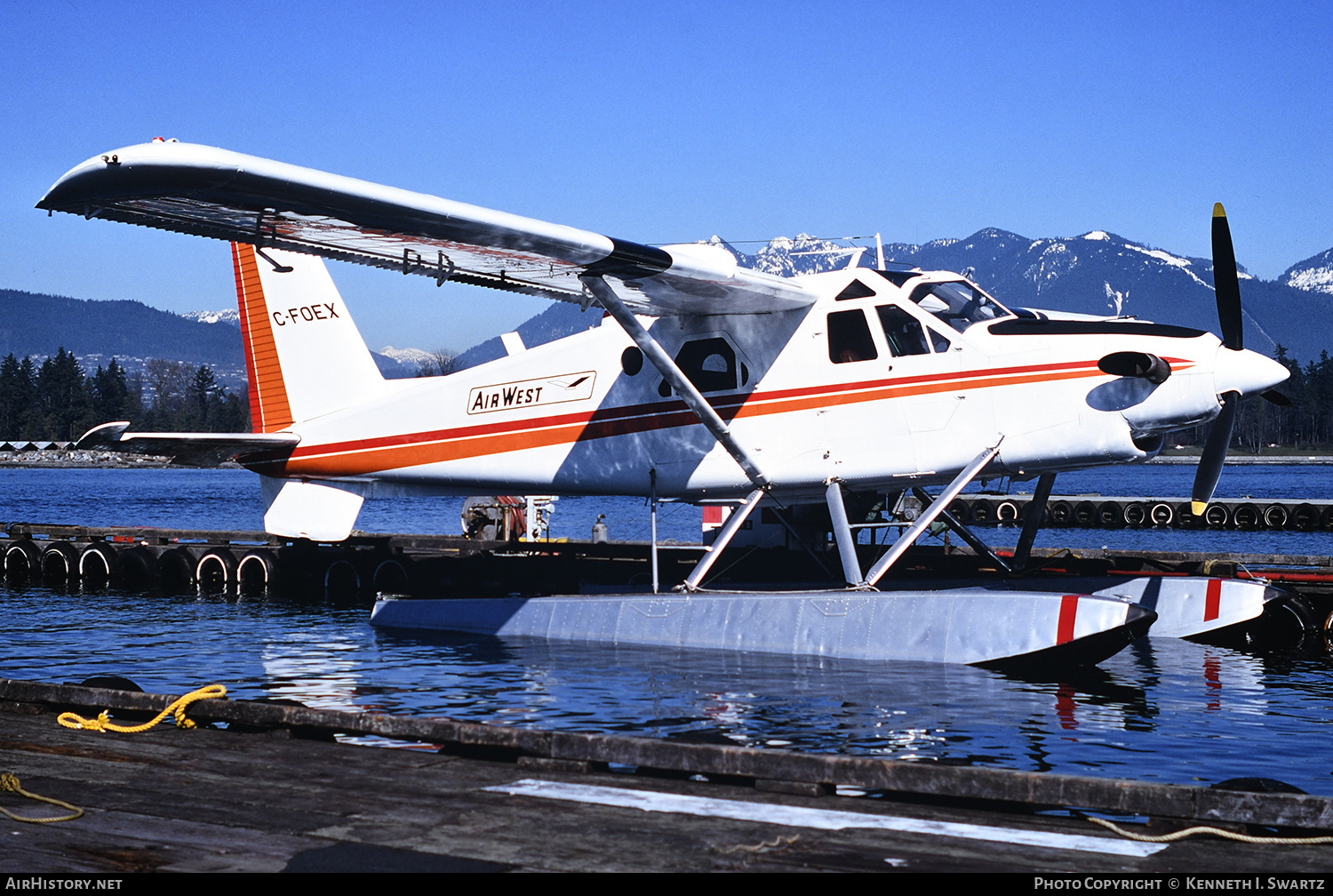 Aircraft Photo of C-FOEX | De Havilland Canada DHC-2 Turbo Beaver Mk.3 | AirWest Airlines | AirHistory.net #525627