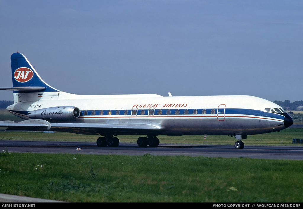 Aircraft Photo of YU-AHA | Sud SE-210 Caravelle VI-N | JAT Yugoslav Airlines - Jugoslovenski Aerotransport | AirHistory.net #525635