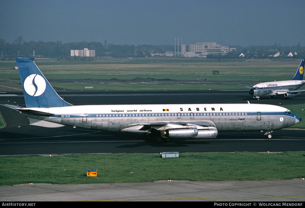 Aircraft Photo of OO-SJA | Boeing 707-329 | Sabena | AirHistory.net #525640