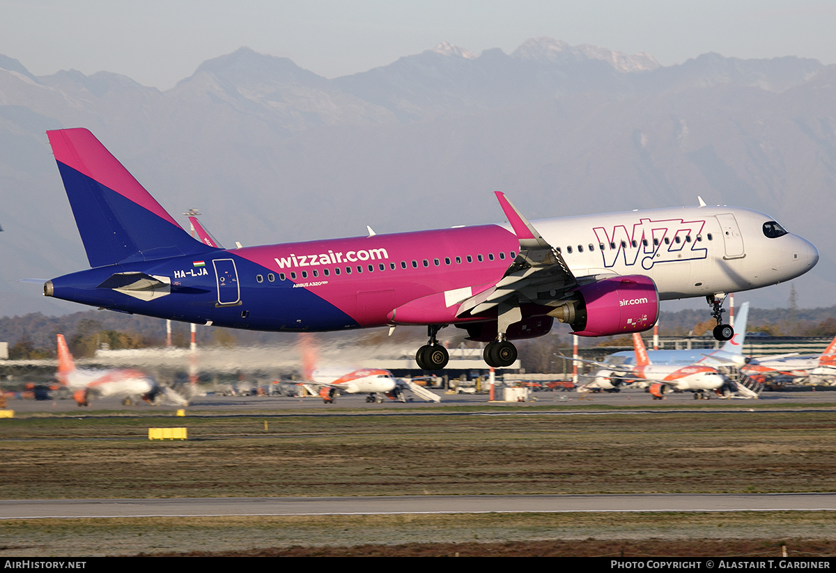 Aircraft Photo of HA-LJA | Airbus A320-271N | Wizz Air | AirHistory.net #525688
