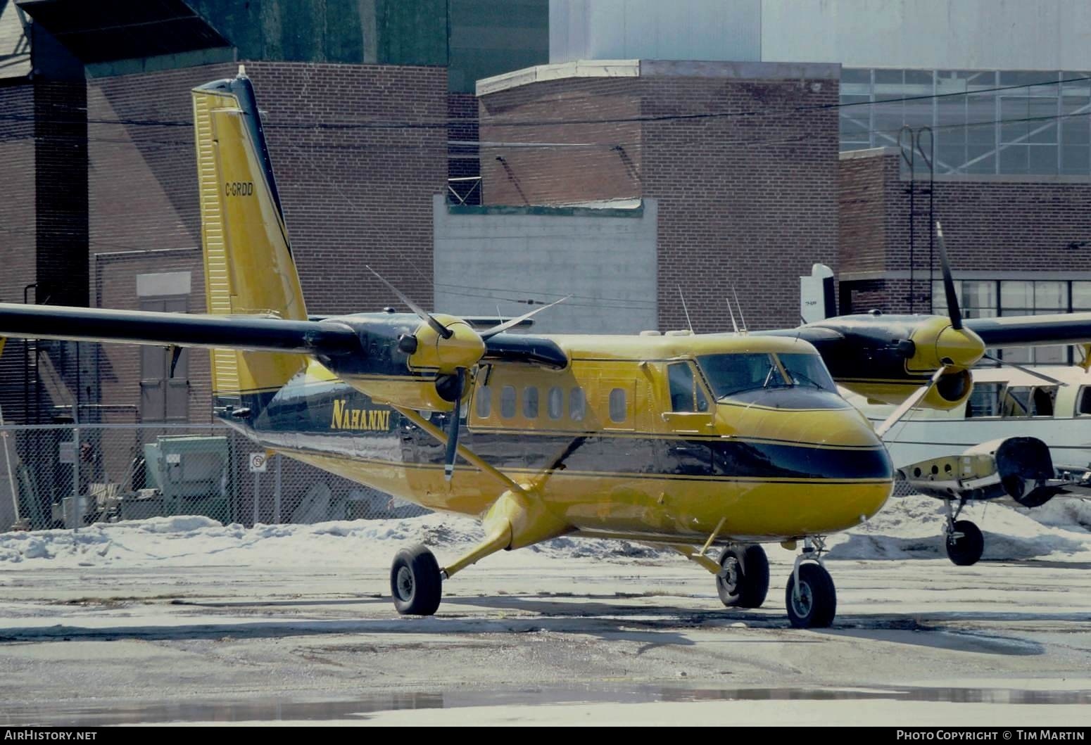 Aircraft Photo of C-GRDD | De Havilland Canada DHC-6-100 Twin Otter | Nahanni Air Services | AirHistory.net #525710