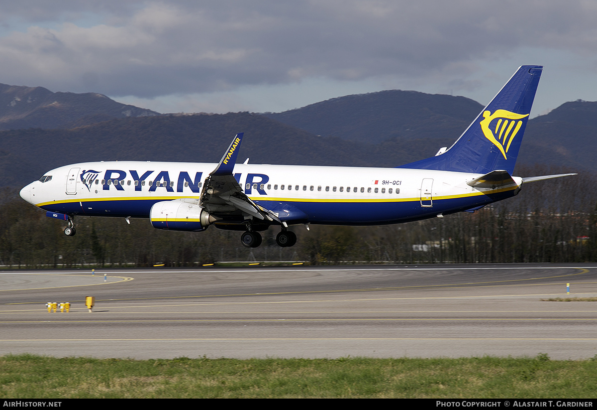 Aircraft Photo of 9H-QCI | Boeing 737-8AS | Ryanair | AirHistory.net #525712