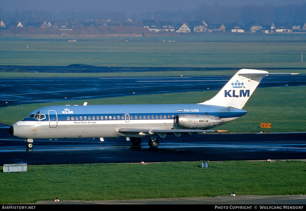 Aircraft Photo of PH-DNB | Douglas DC-9-15 | KLM - Royal Dutch Airlines | AirHistory.net #525751