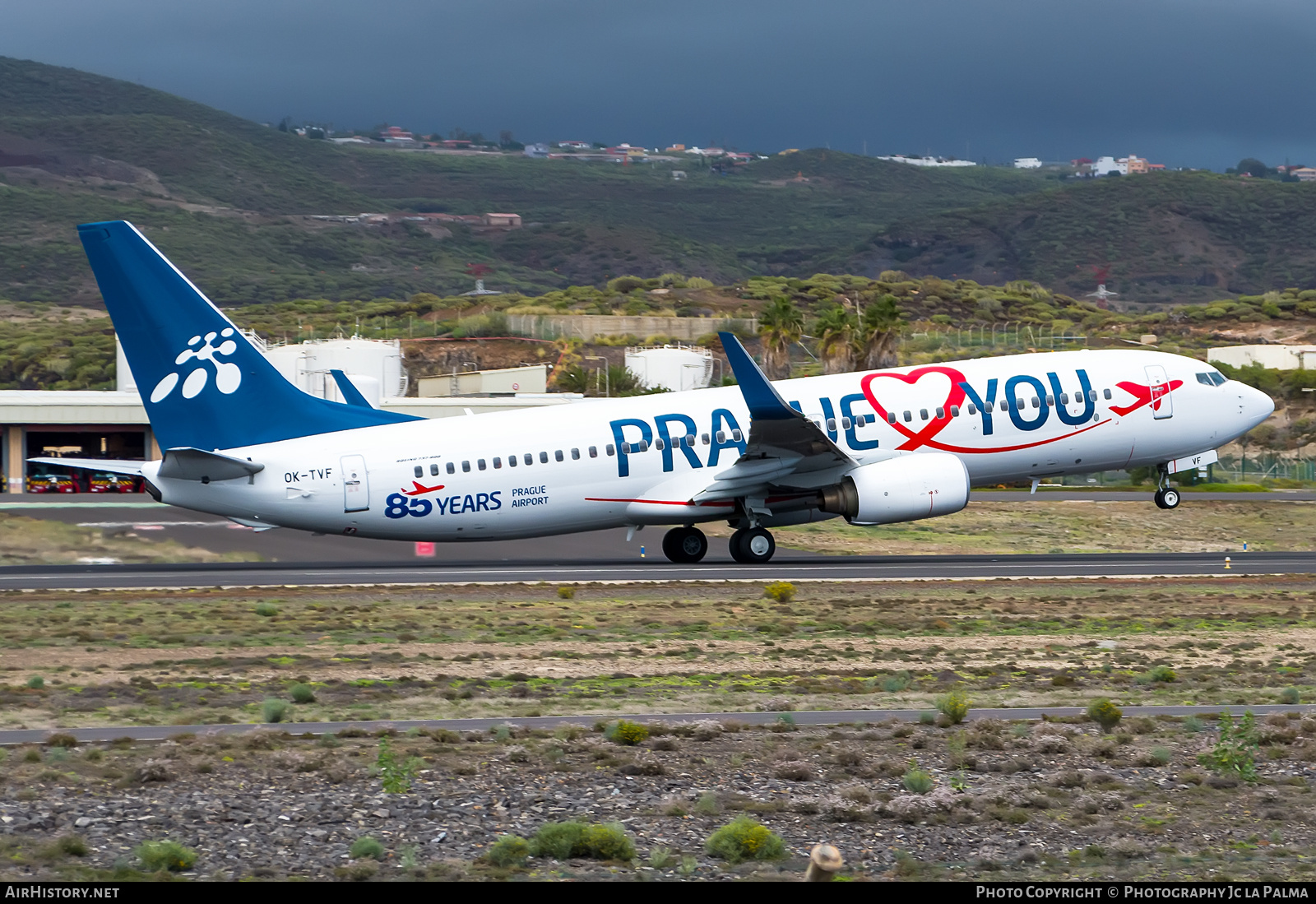 Aircraft Photo of OK-TVF | Boeing 737-8FH | Smartwings | AirHistory.net #525787
