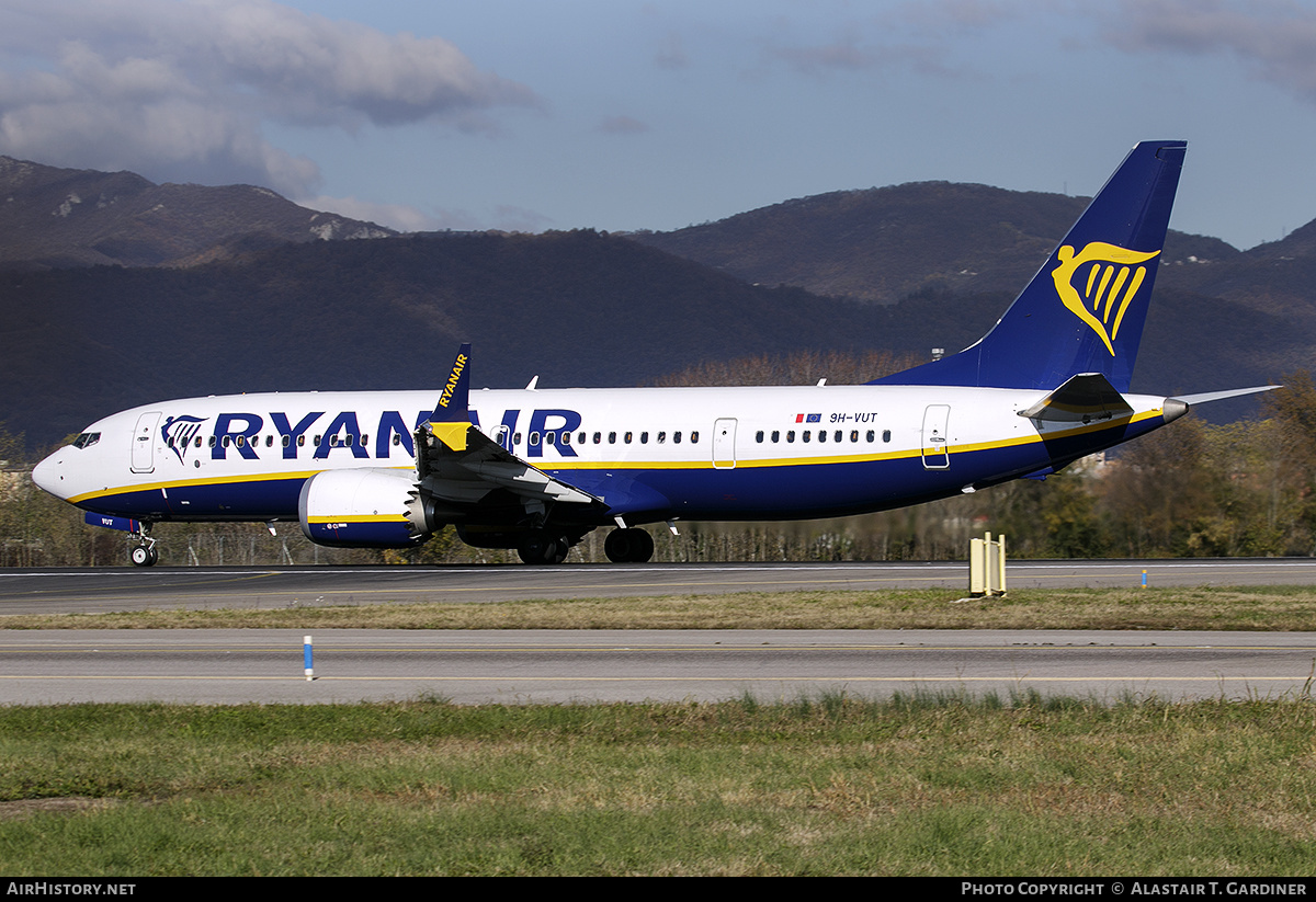 Aircraft Photo of 9H-VUT | Boeing 737-8200 Max 200 | Ryanair | AirHistory.net #525789