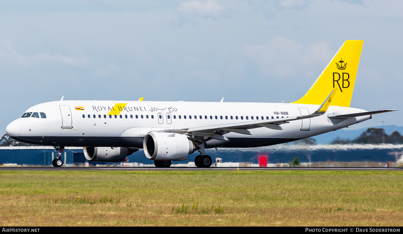 Aircraft Photo of V8-RBB | Airbus A320-251N | Royal Brunei Airlines | AirHistory.net #525799