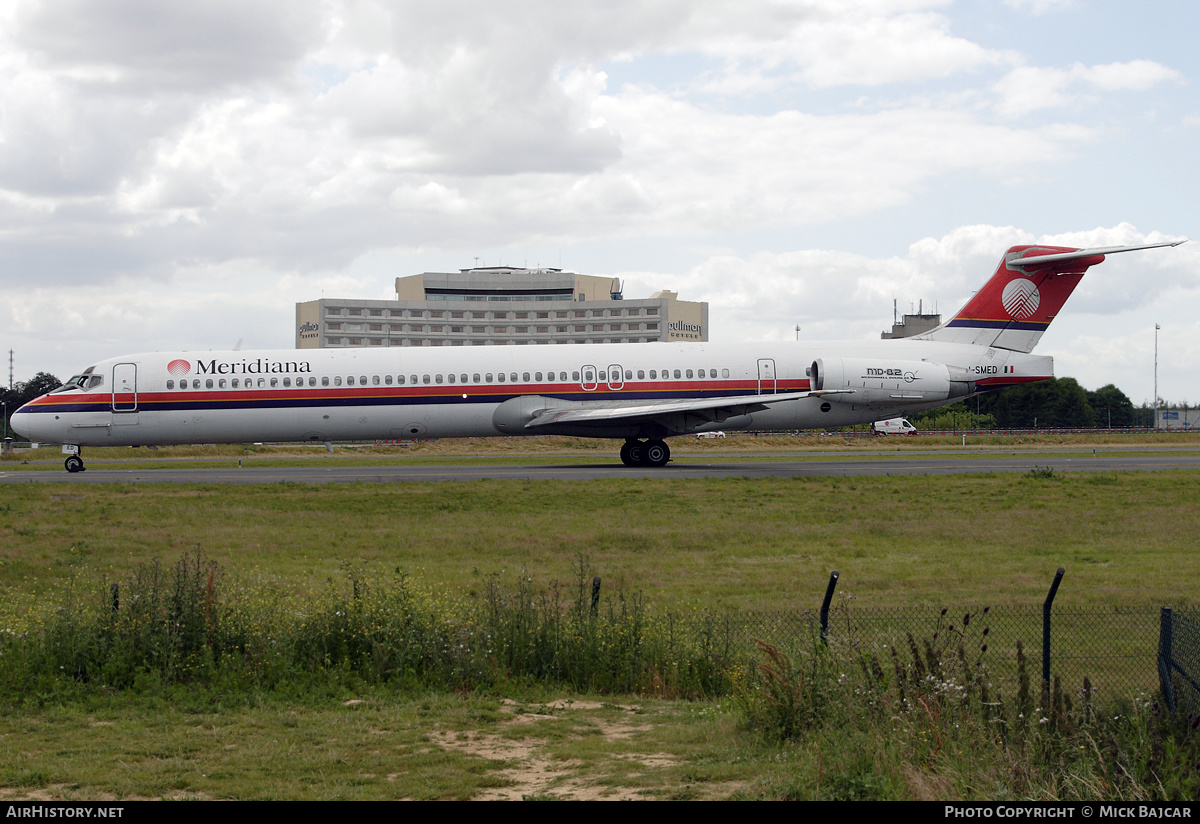 Aircraft Photo of I-SMED | McDonnell Douglas MD-83 (DC-9-83) | Meridiana | AirHistory.net #525800