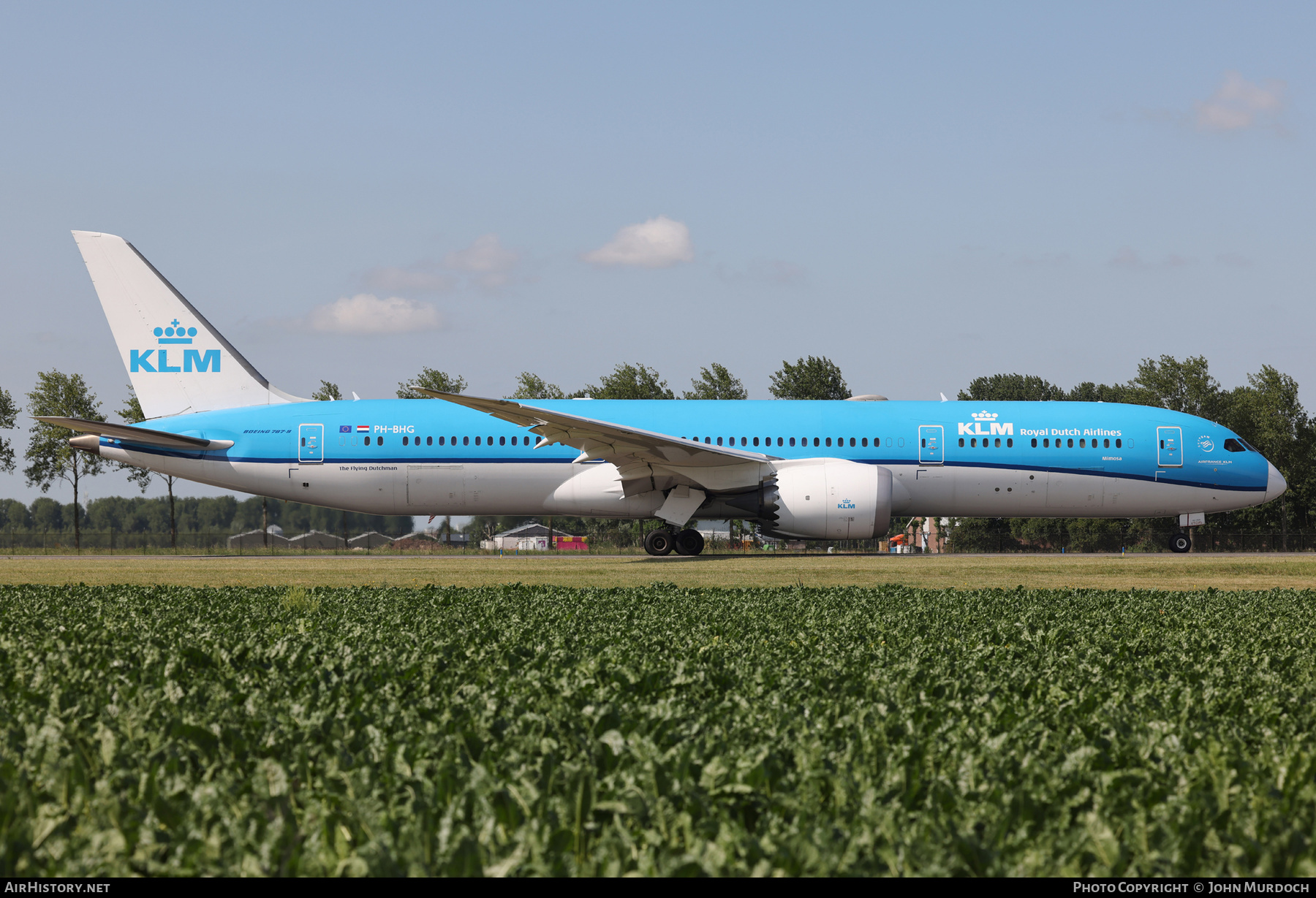 Aircraft Photo of PH-BHG | Boeing 787-9 Dreamliner | KLM - Royal Dutch Airlines | AirHistory.net #525802