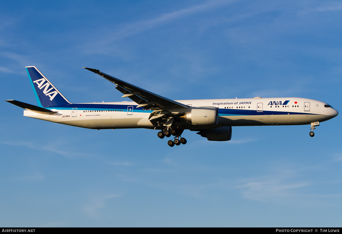 Aircraft Photo of JA796A | Boeing 777-300/ER | All Nippon Airways - ANA | AirHistory.net #525817