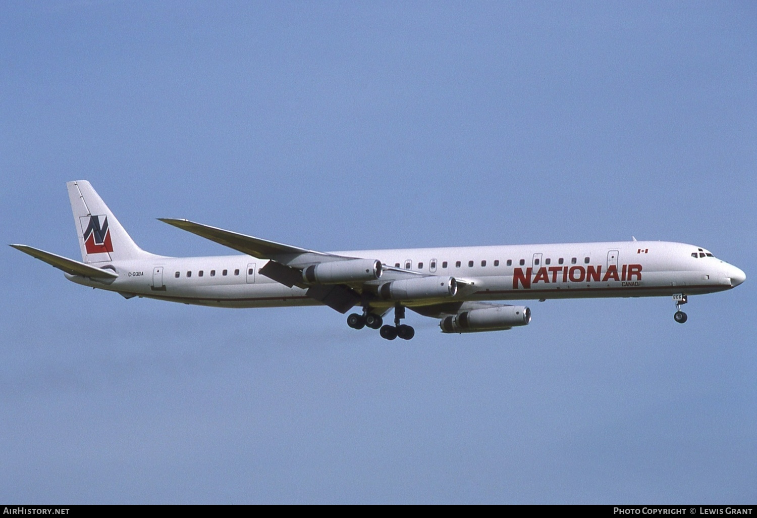 Aircraft Photo of C-GQBA | McDonnell Douglas DC-8-63 | Nationair | AirHistory.net #525824