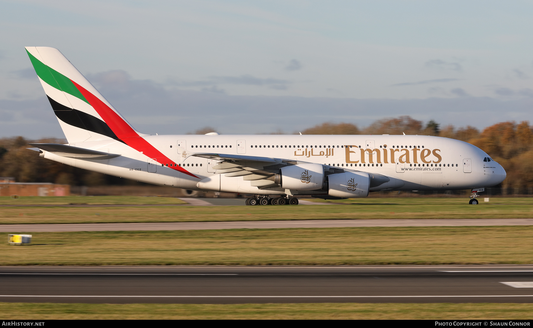 Aircraft Photo of A6-EEZ | Airbus A380-861 | Emirates | AirHistory.net #525834