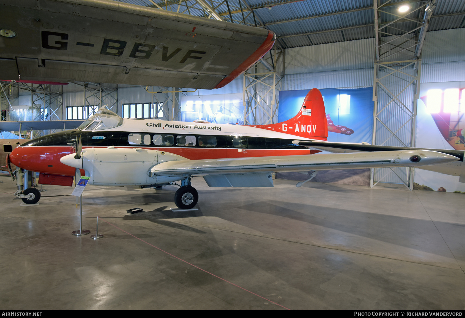 Aircraft Photo of G-ANOV | De Havilland D.H. 104 Dove 6 | Civil Aviation Authority - CAA | AirHistory.net #525840