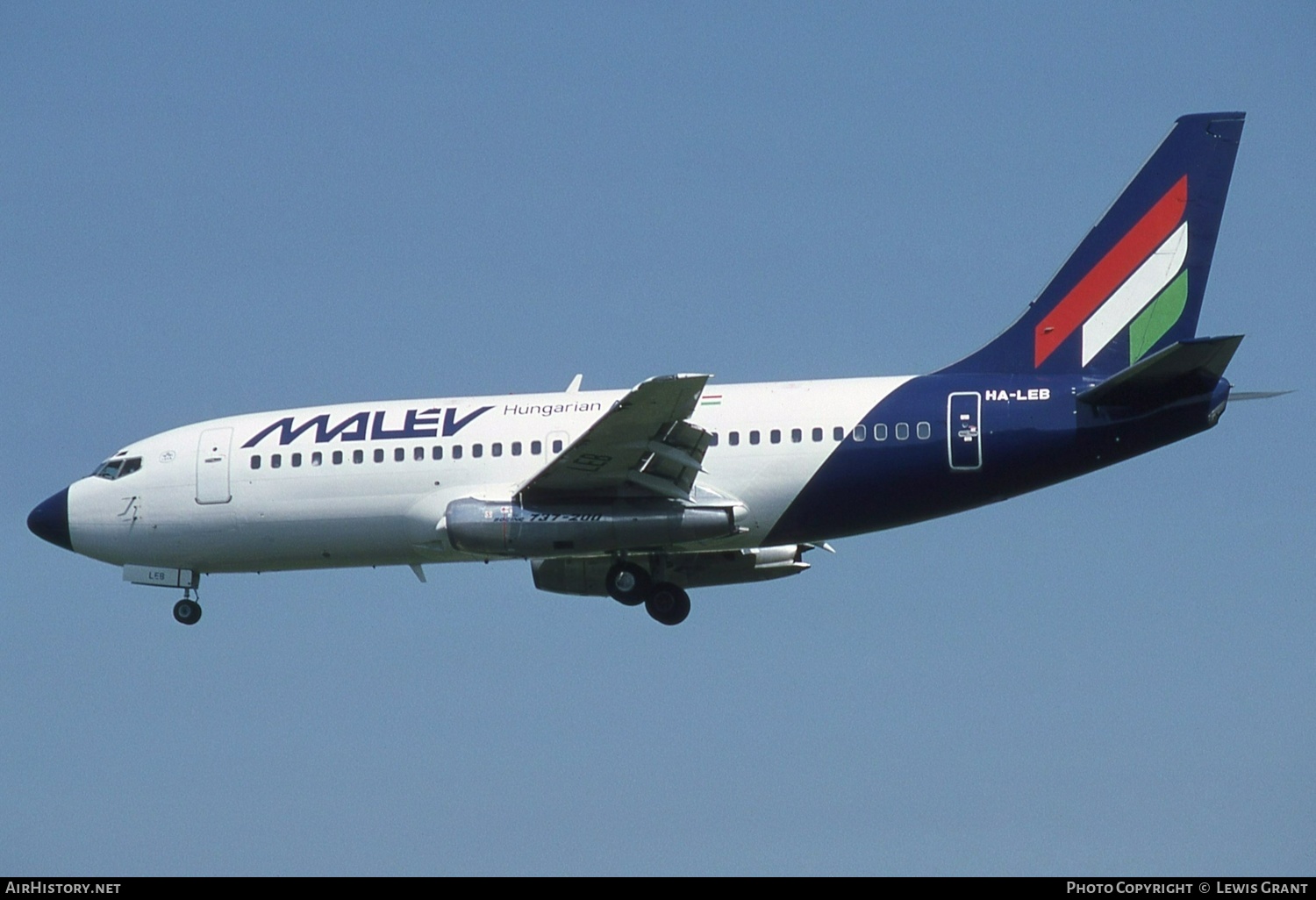 Aircraft Photo of HA-LEB | Boeing 737-2M8/Adv | Malév - Hungarian Airlines | AirHistory.net #525872