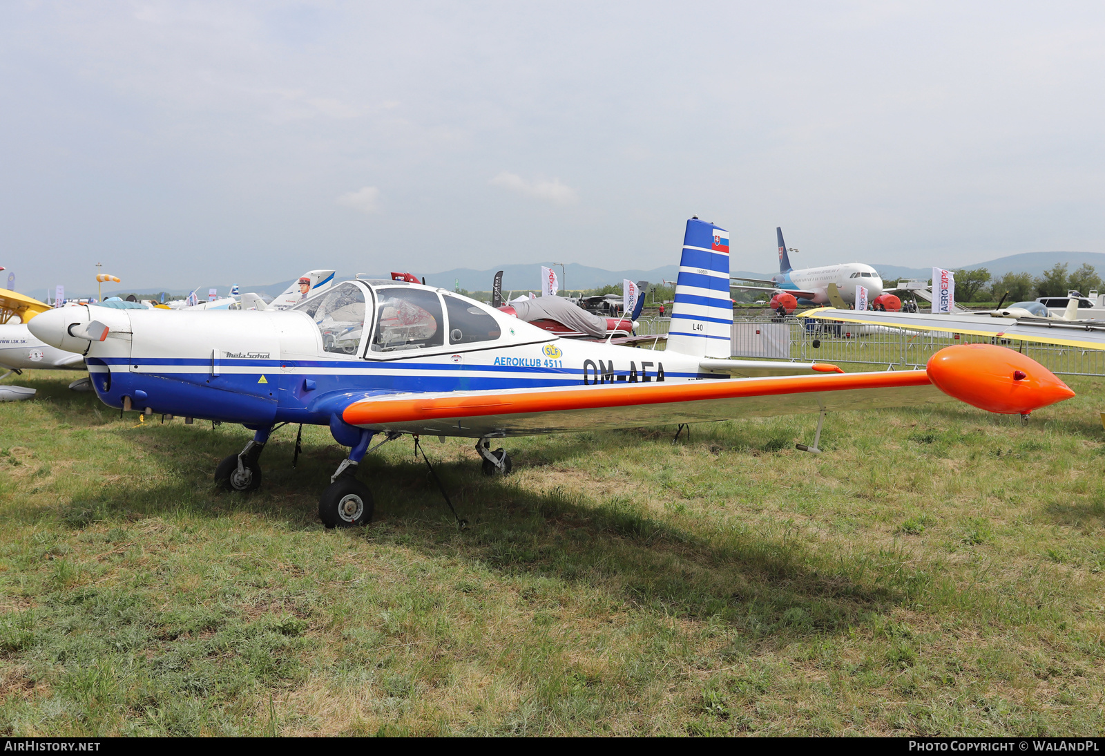 Aircraft Photo of OM-AFA | Orličan L-40 Meta Sokol | Aeroklub 4511 | AirHistory.net #525873