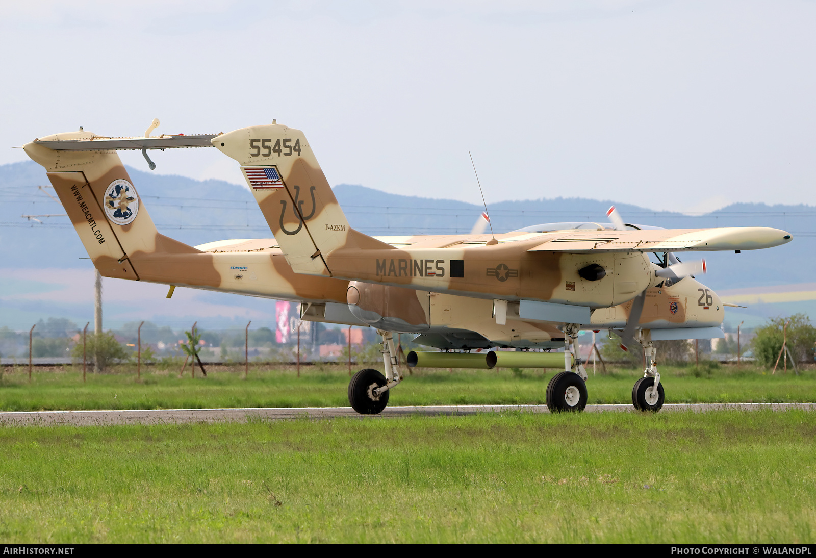 Aircraft Photo of F-AZKM / 55454 | North American Rockwell OV-10B Bronco | USA - Marines | AirHistory.net #525878