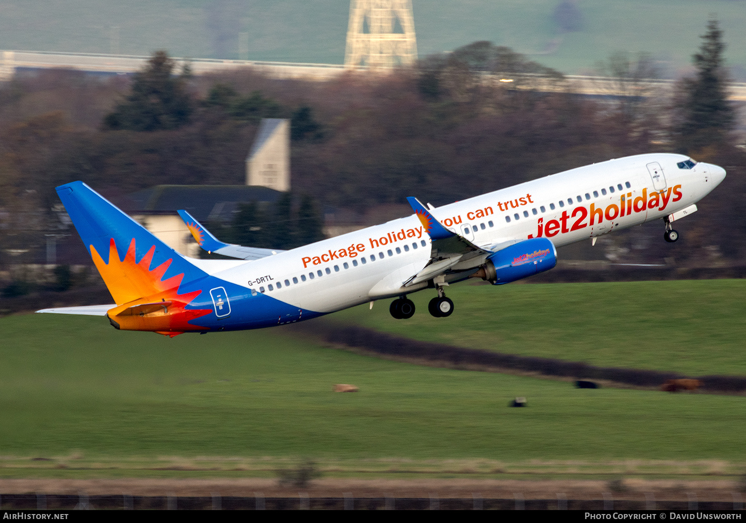 Aircraft Photo of G-DRTL | Boeing 737-8AL | Jet2 Holidays | AirHistory.net #525895