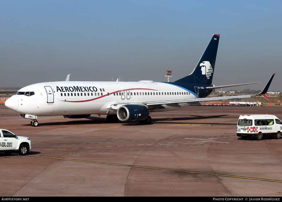 Aircraft Photo of XA-AMJ | Boeing 737-852 | AeroMéxico | AirHistory.net #525907