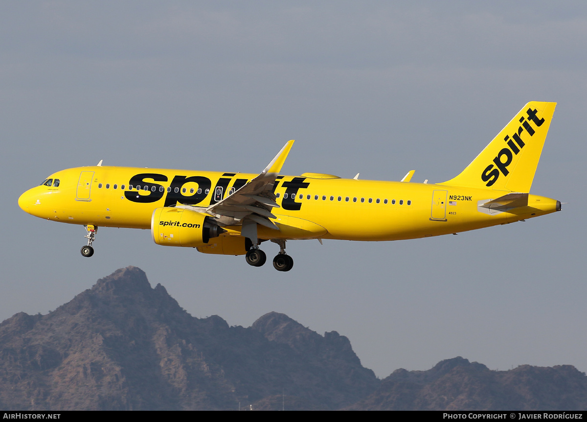 Aircraft Photo of N923NK | Airbus A320-271N | Spirit Airlines | AirHistory.net #525913