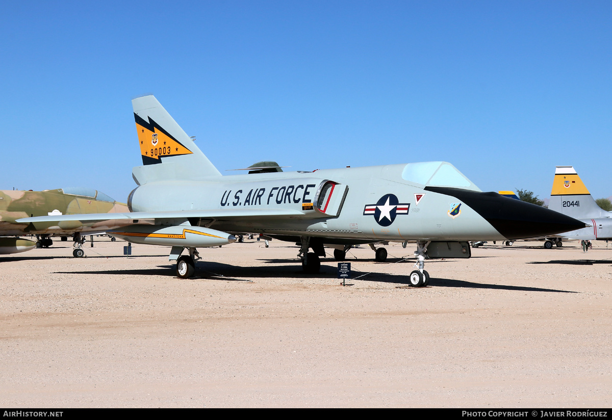 Aircraft Photo of 59-0003 / 90003 | Convair F-106A Delta Dart | USA - Air Force | AirHistory.net #525914