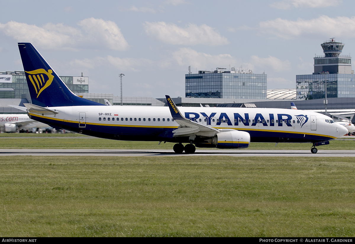 Aircraft Photo of SP-RKE | Boeing 737-8AS | Ryanair | AirHistory.net #525919