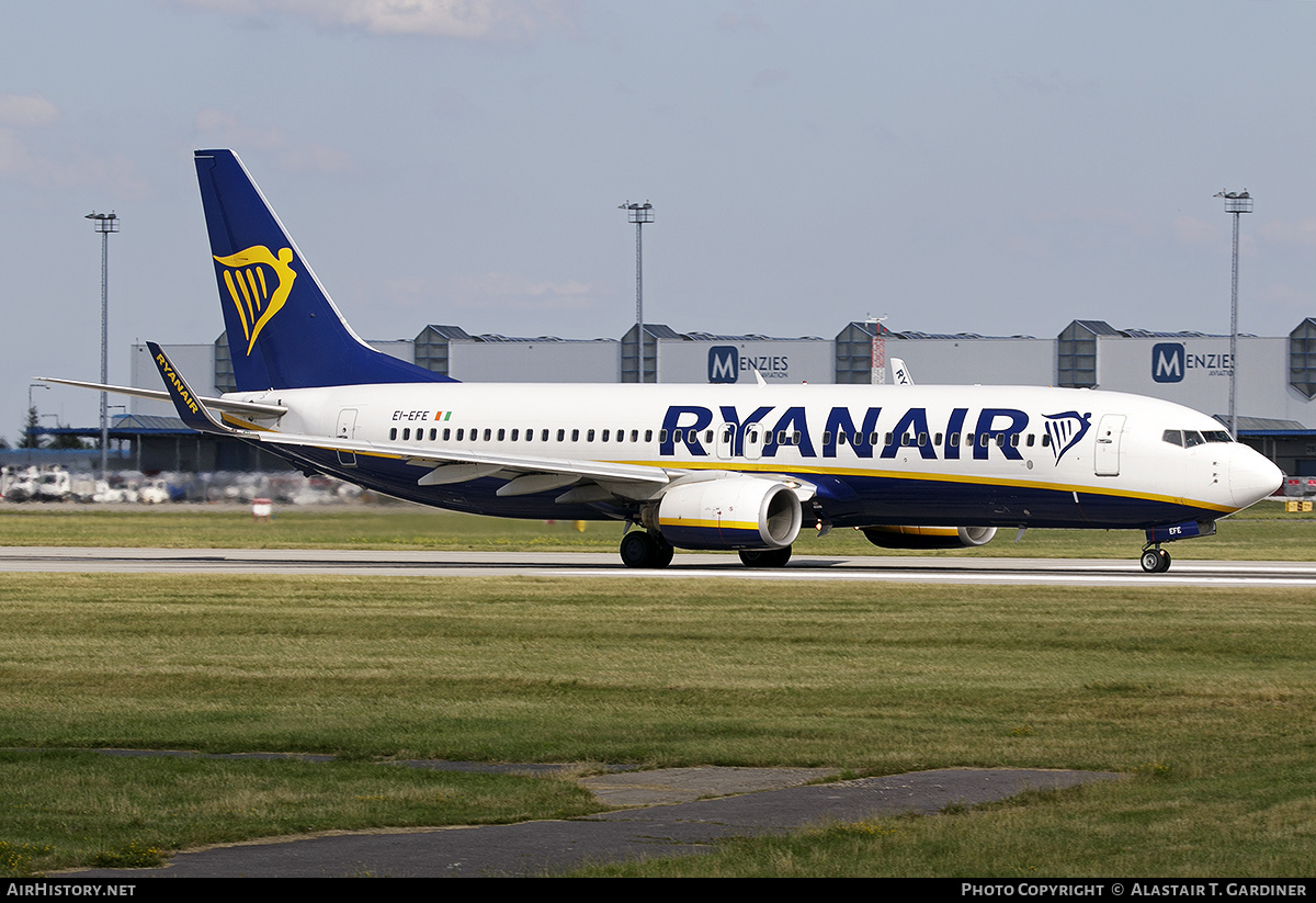 Aircraft Photo of EI-EFE | Boeing 737-8AS | Ryanair | AirHistory.net #525950