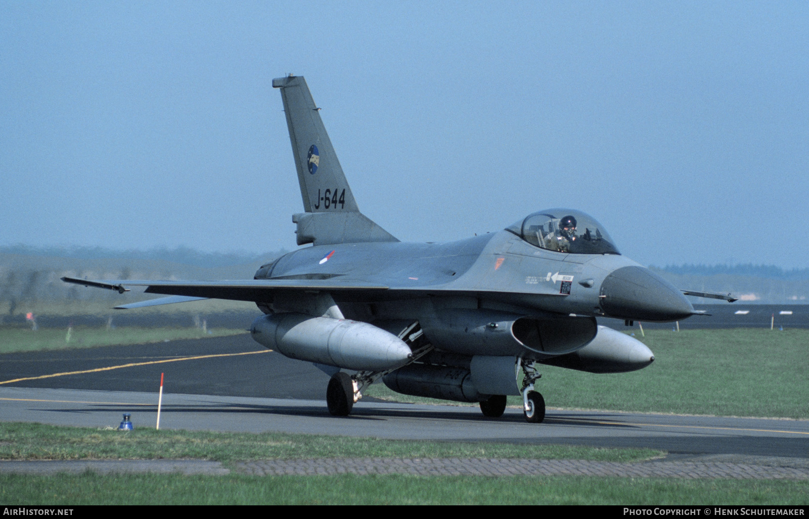 Aircraft Photo of J-644 | General Dynamics F-16A(R) Fighting Falcon | Netherlands - Air Force | AirHistory.net #525969