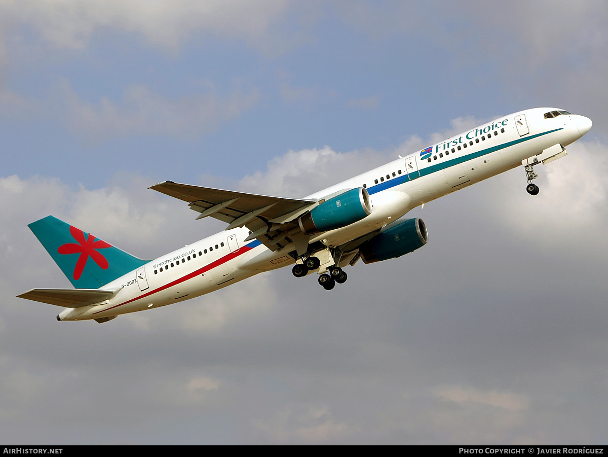 Aircraft Photo of G-OOOZ | Boeing 757-236 | First Choice Airways | AirHistory.net #525976