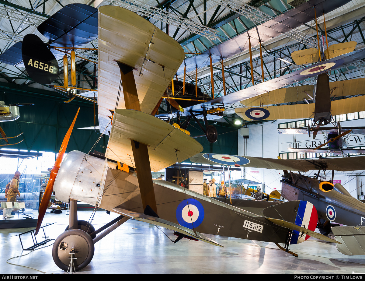 Aircraft Photo of N5912 | Sopwith Triplane | UK - Air Force | AirHistory.net #526012