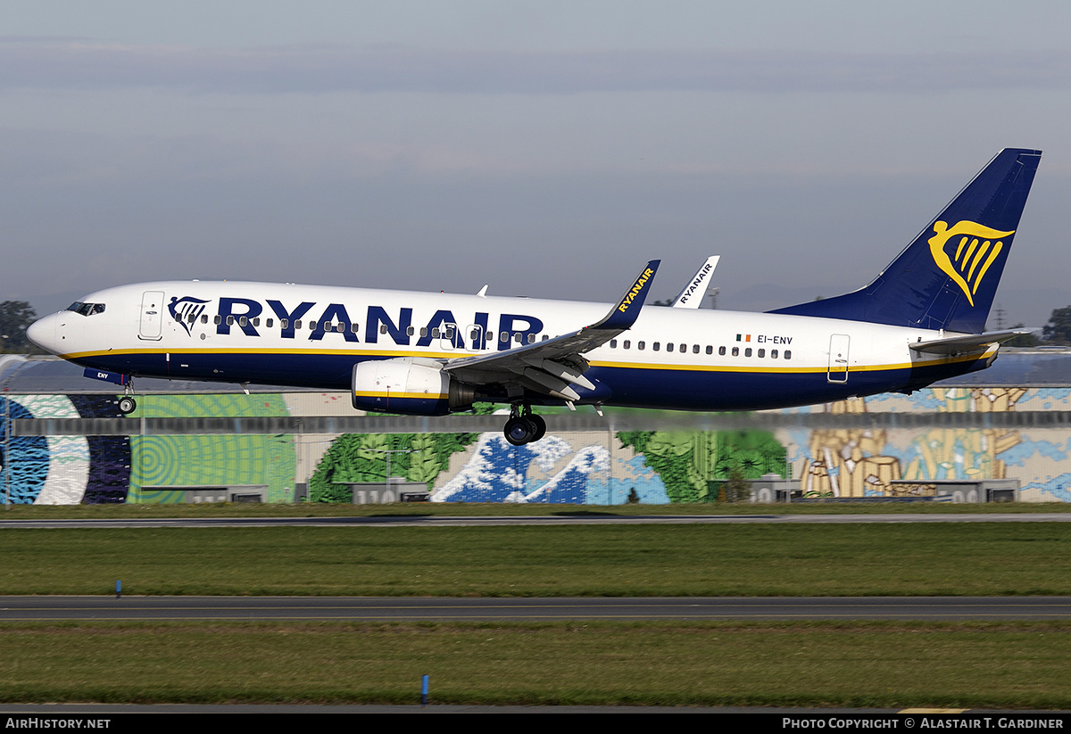 Aircraft Photo of EI-ENV | Boeing 737-8AS | Ryanair | AirHistory.net #526031