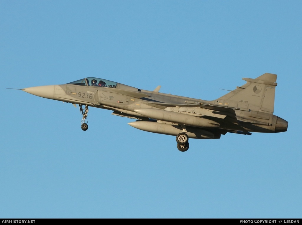 Aircraft Photo of 9236 | Saab JAS 39C Gripen | Czechia - Air Force | AirHistory.net #526039