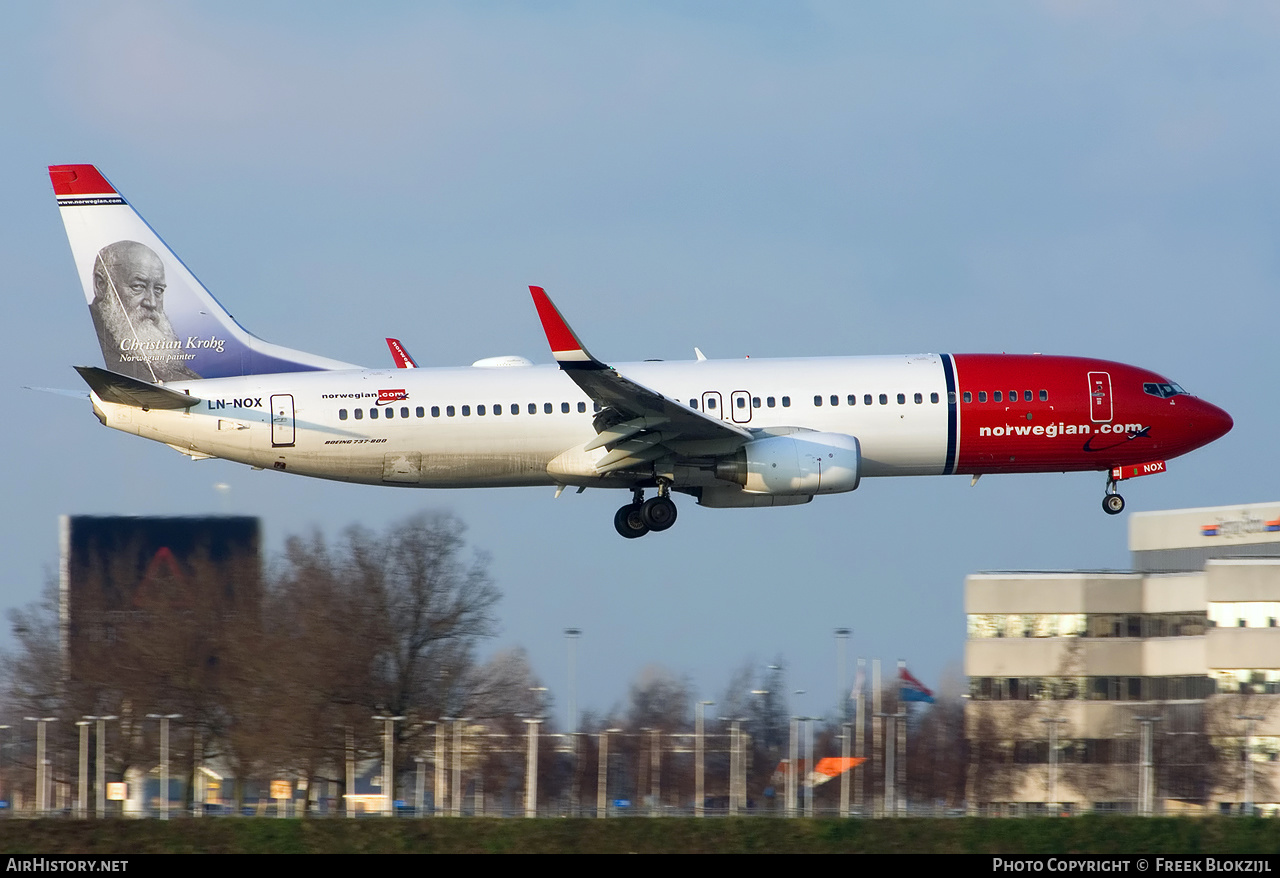 Aircraft Photo of LN-NOX | Boeing 737-8JP | Norwegian | AirHistory.net #526060