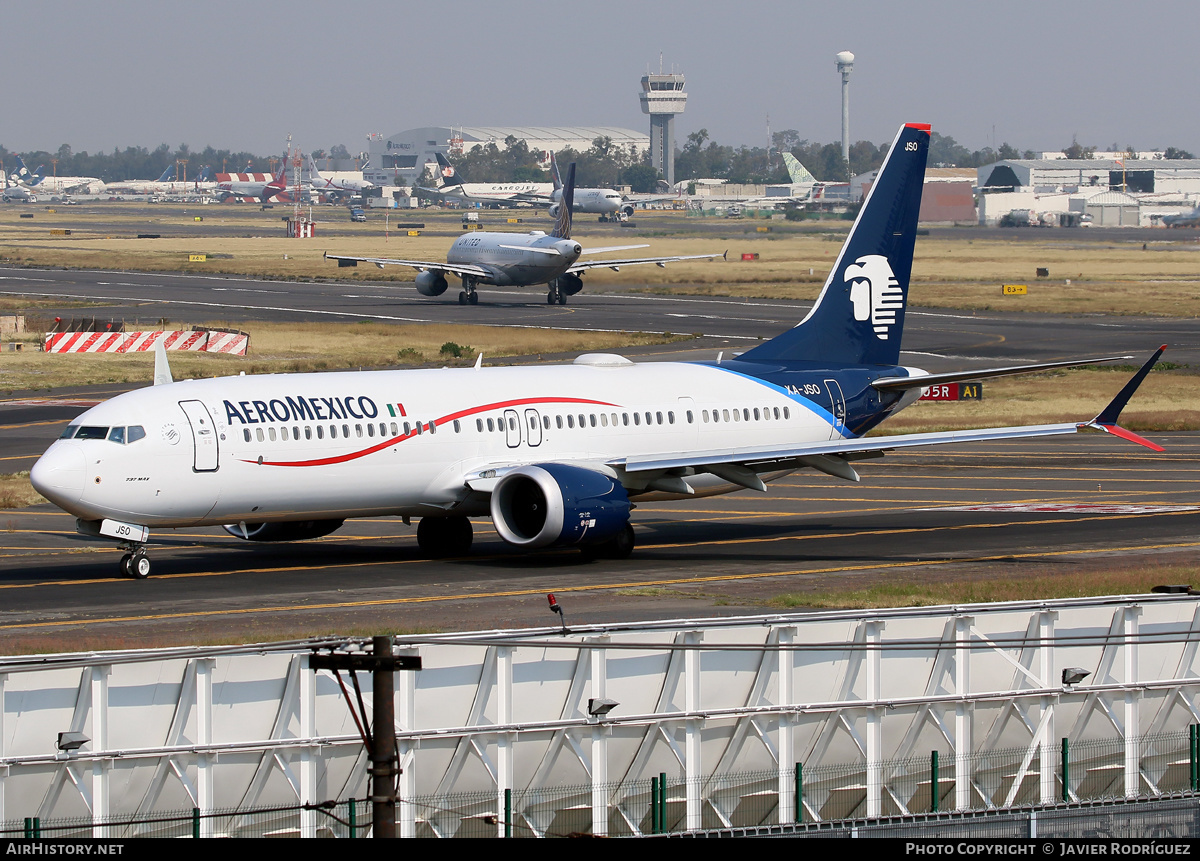 Aircraft Photo of XA-JSO | Boeing 737-9 Max 9 | AeroMéxico | AirHistory.net #526066