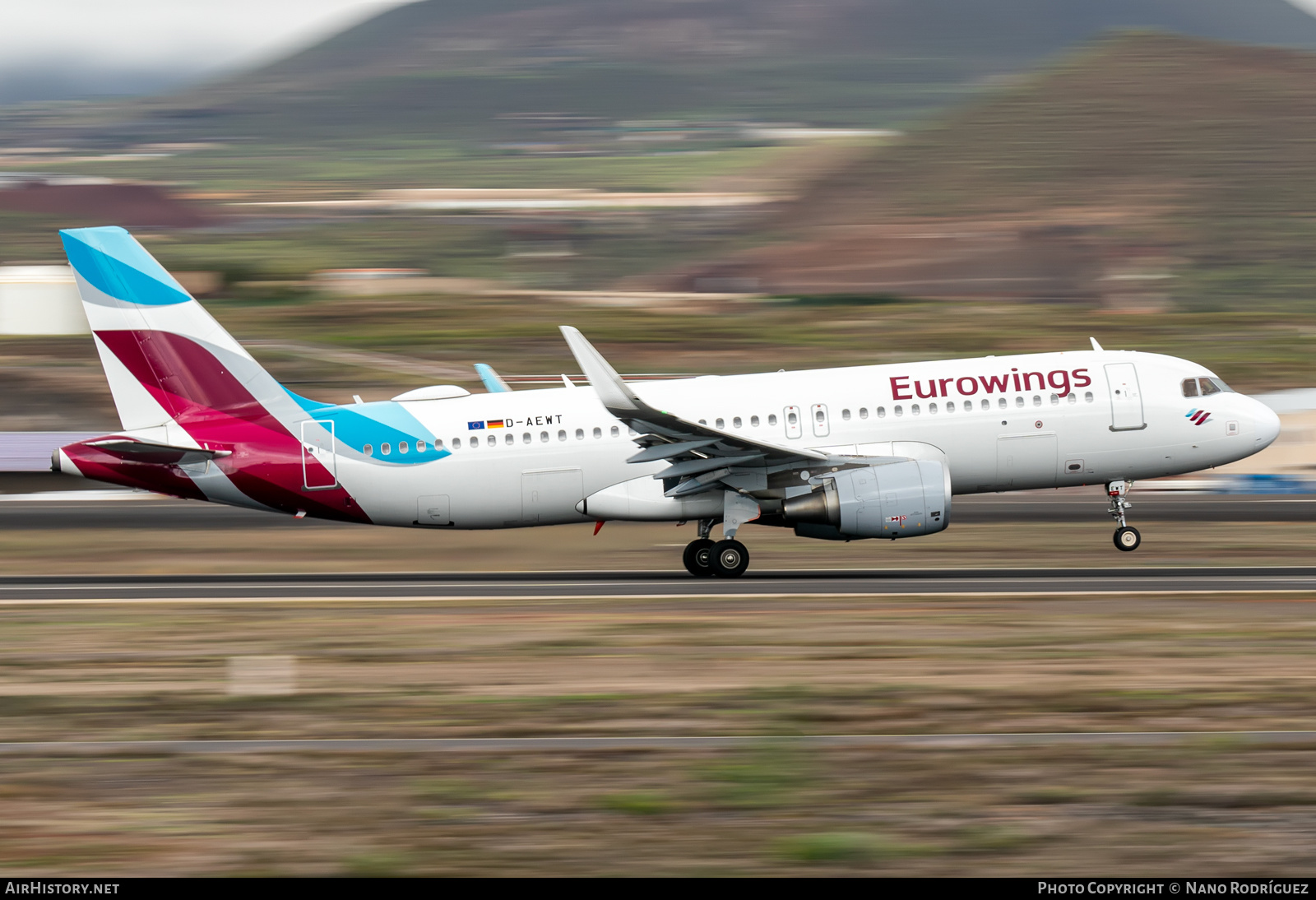 Aircraft Photo of D-AEWT | Airbus A320-214 | Eurowings | AirHistory.net #526072