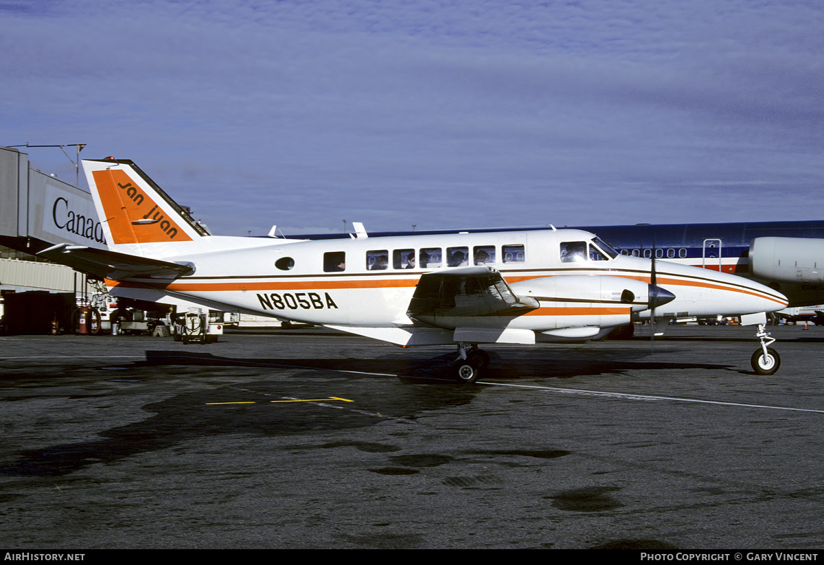 Aircraft Photo of N805BA | Beech 99A Airliner | San Juan Airlines | AirHistory.net #526077