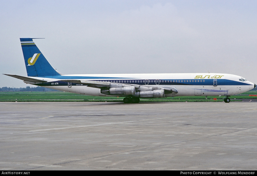 Aircraft Photo of 4X-ATR | Boeing 707-358B | Sun d'Or International Airlines | AirHistory.net #526083