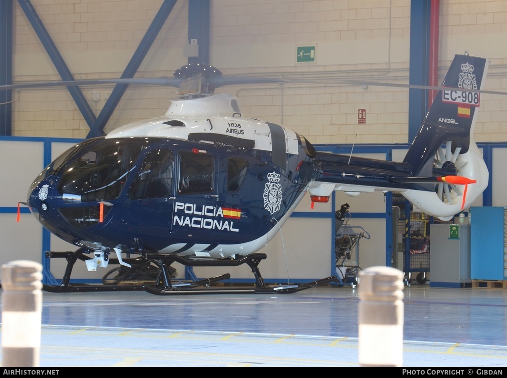 Aircraft Photo of EC-908 | Airbus Helicopters H-135 | Policia Nacional | AirHistory.net #526099