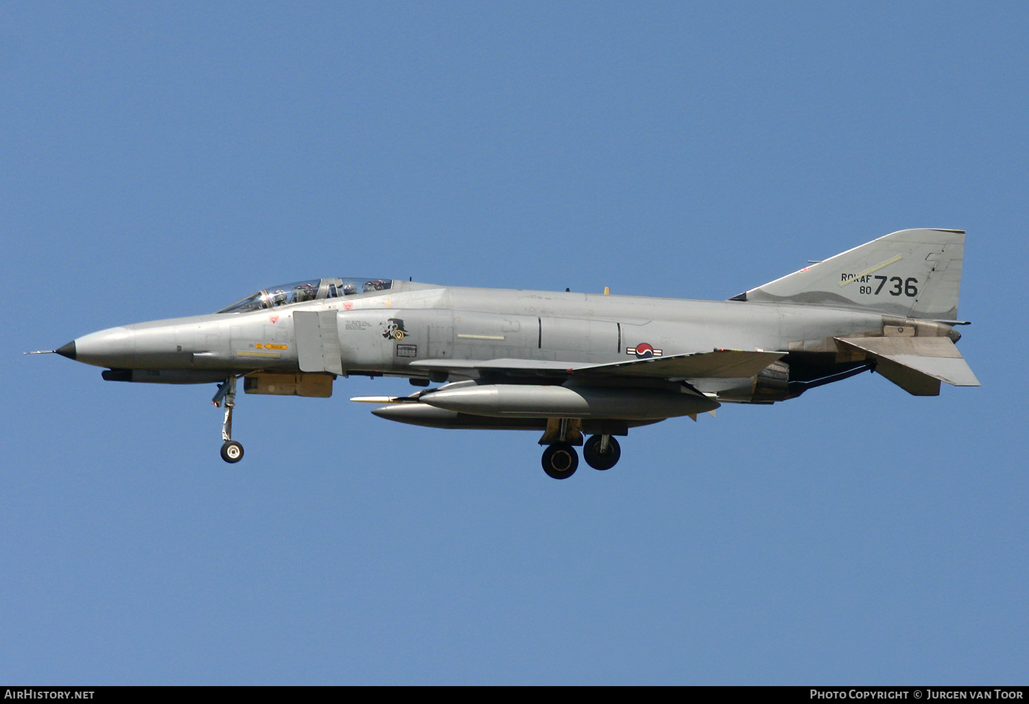 Aircraft Photo of 80-736 | McDonnell F-4D Phantom II | South Korea - Air Force | AirHistory.net #526106