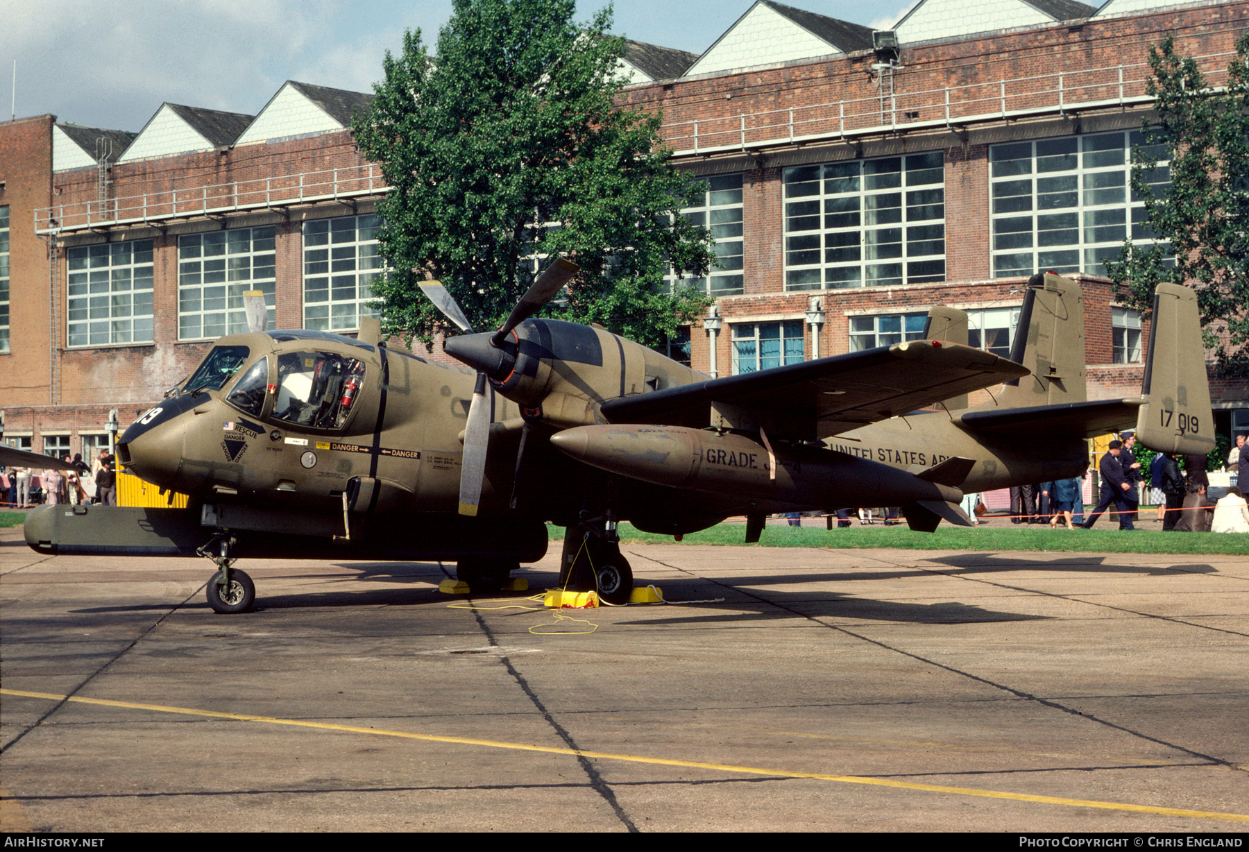 Aircraft Photo of 69-17019 / 17019 | Grumman OV-1D Mohawk | USA - Army | AirHistory.net #526121
