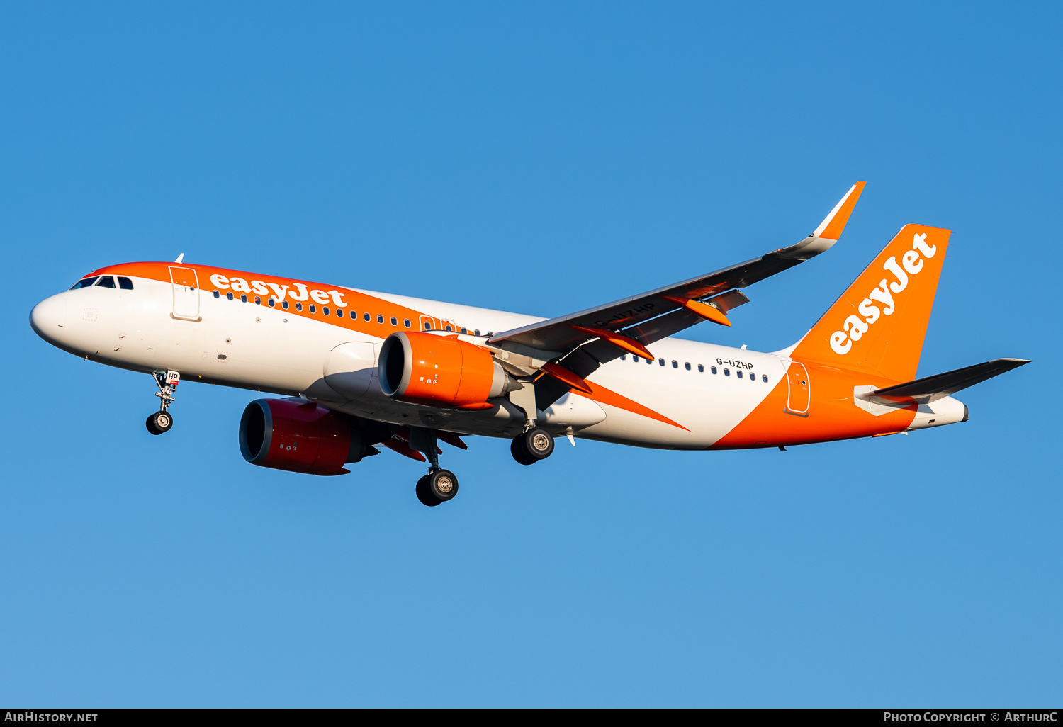 Aircraft Photo of G-UZHP | Airbus A320-251N | EasyJet | AirHistory.net #526134